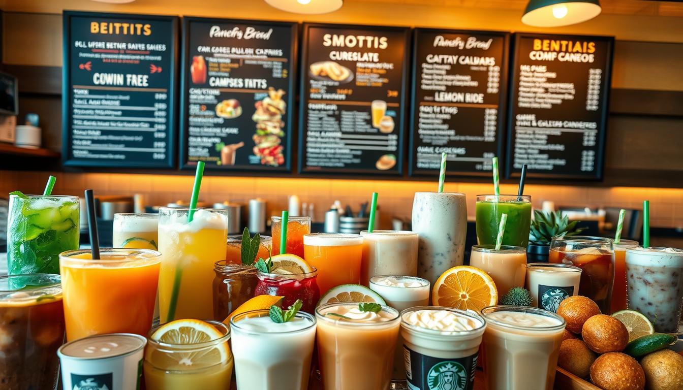 panera bread beverage menu