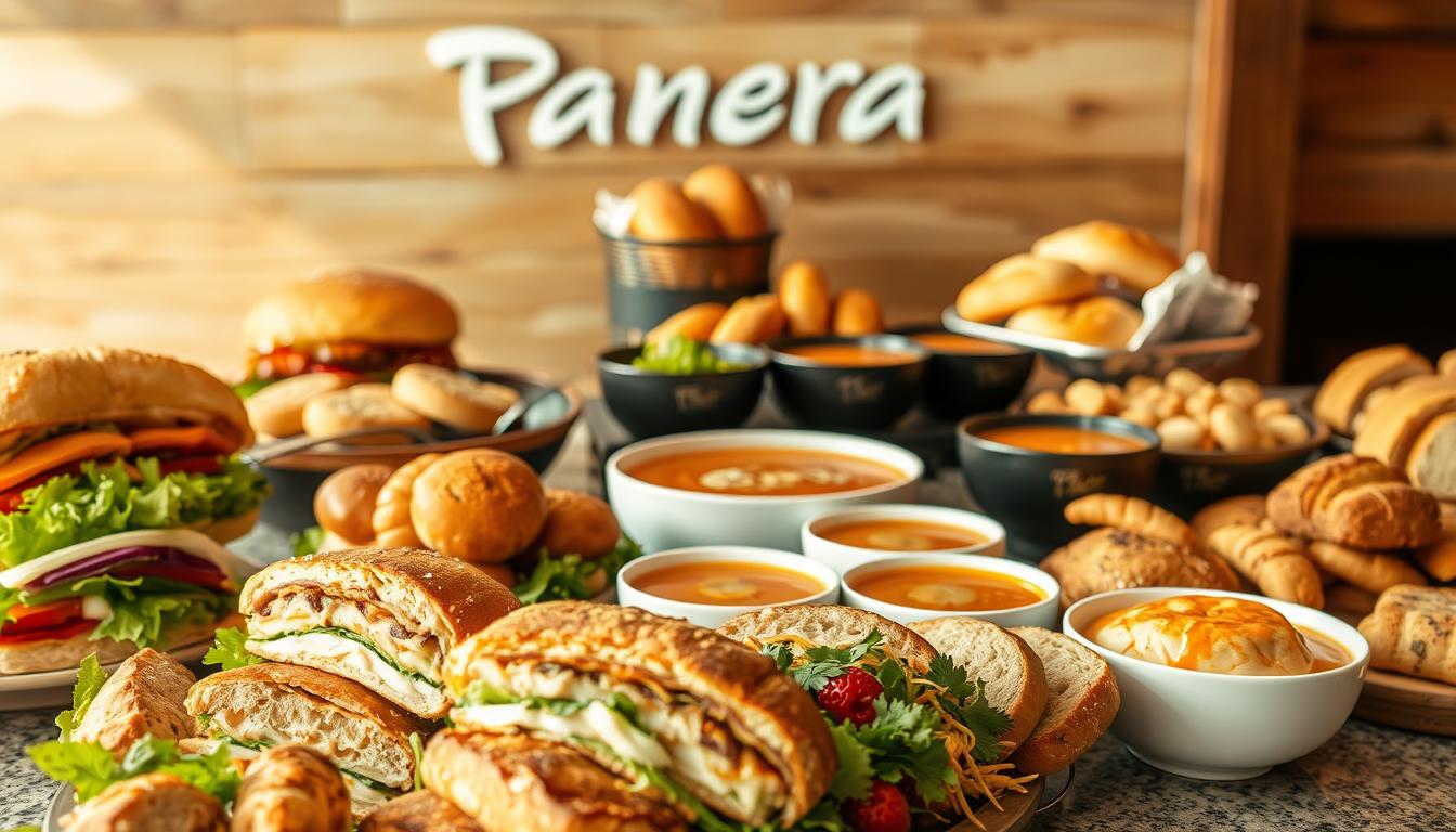panera bread catering menu